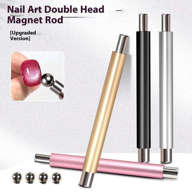 Areddy Dupla Extremidade Magnética Olho De Gato Prego Magnético Sti Com Bolas De Aço Super Forte Gel Polonês Ímã Caneta, imagem 1 de 1