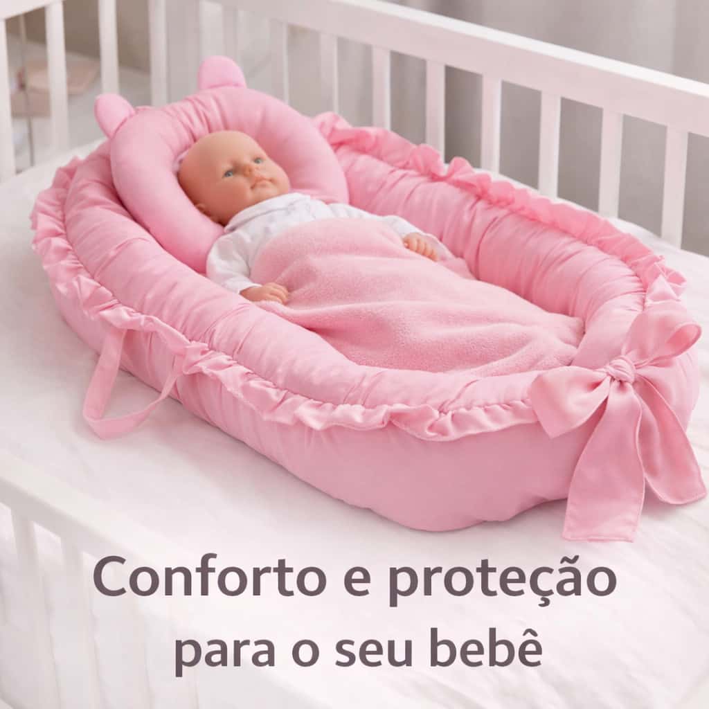 Ninho para Bebê Recém Nascido | Redutor de Berço Macio e Seguro, imagem 1 de 1