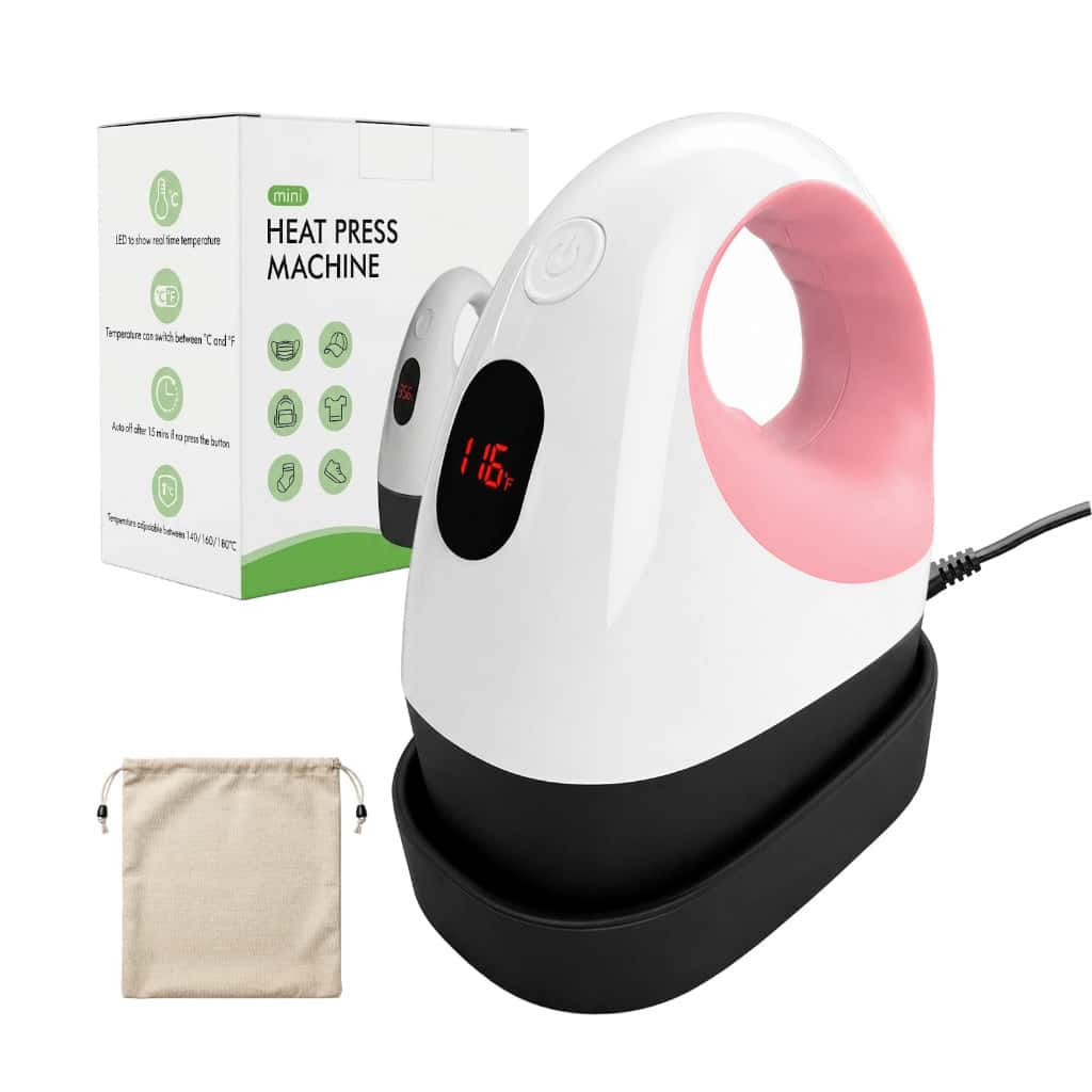 Mini Portable Heat Press Sublimation Transfer Tensão de volt duplo 110v/220V, imagem 1 de 1