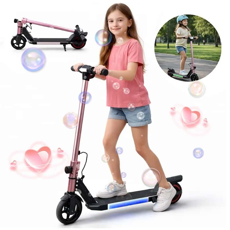 TRAILFORGE-C1 Patinete Elétrico Infantil Menino Menina 6,5' Poleg. Motorizado Com Luz LED, imagem 1 de 1