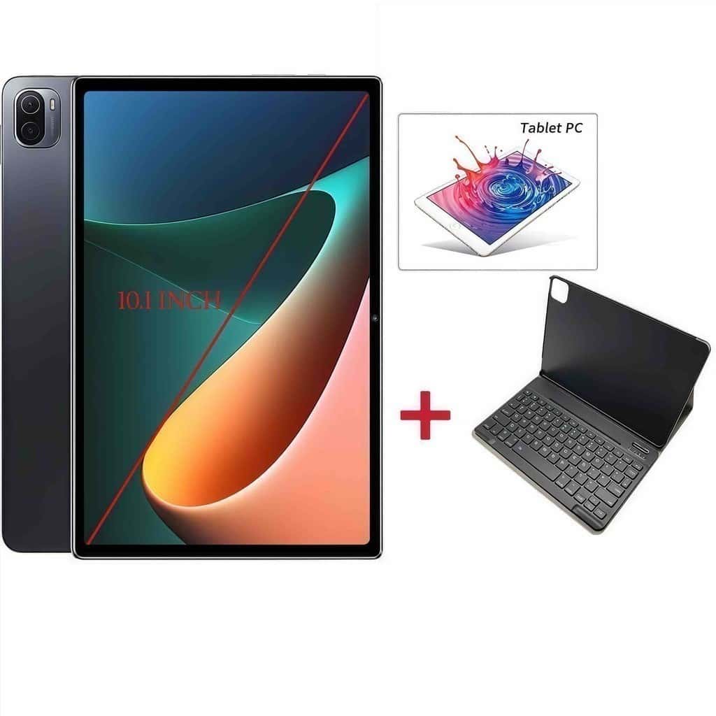Tablet 10.1” HD + Teclado Bluetooth Capa 2 em 1 WiFi Android Tela Grande Alta Performance, imagem 1 de 1