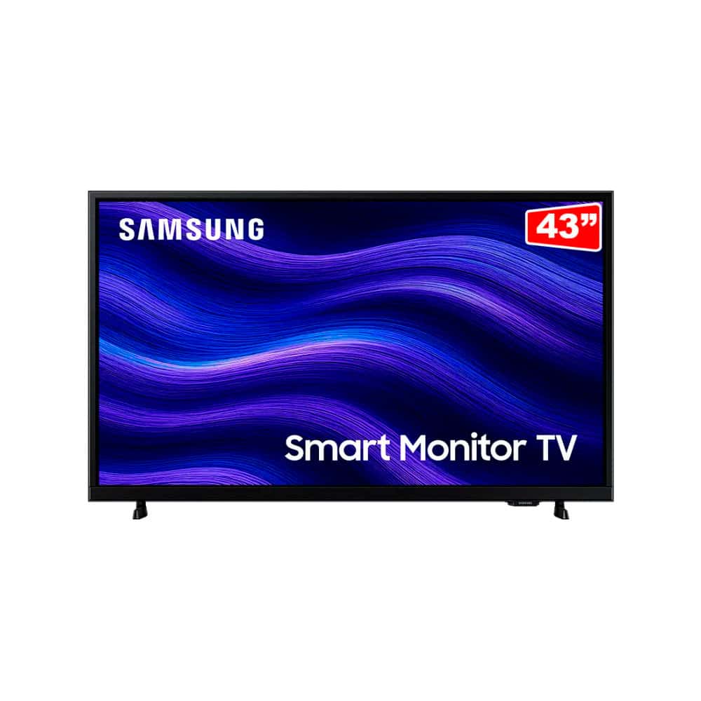 Monitor Smart Tv 43'' Fhd Ls43f6000fgxzd Tizen - Preto, imagem 1 de 1