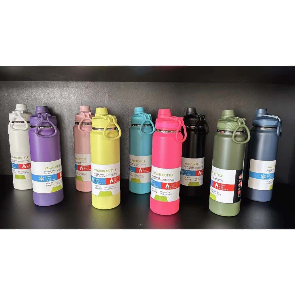 Garrafa Térmica Aço Inox 304 com Capa Espacial, 600ml/800ml  Mantém Quente e Frio, Grande, imagem 1 de 1
