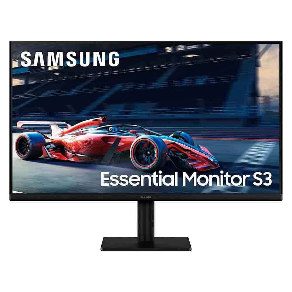 Monitor Gamer Samsung S3 24" FHD, IPS, 100Hz, HDMI e VGA, Preto - LS24D300GALMZD, imagem 1 de 1