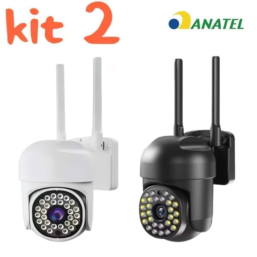 Câmera WIFI - IP66 com alarme IR 28 LED Wifi HD Dual Volt Motion Sensor app YOOSEE kit 2, imagem 1 de 1
