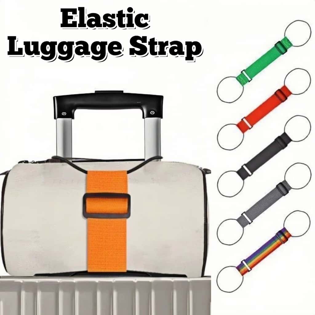 Alça De Bagagem Multifuncional Com Fivela Externa Para Fixação De Mochila De Mala, imagem 1 de 1