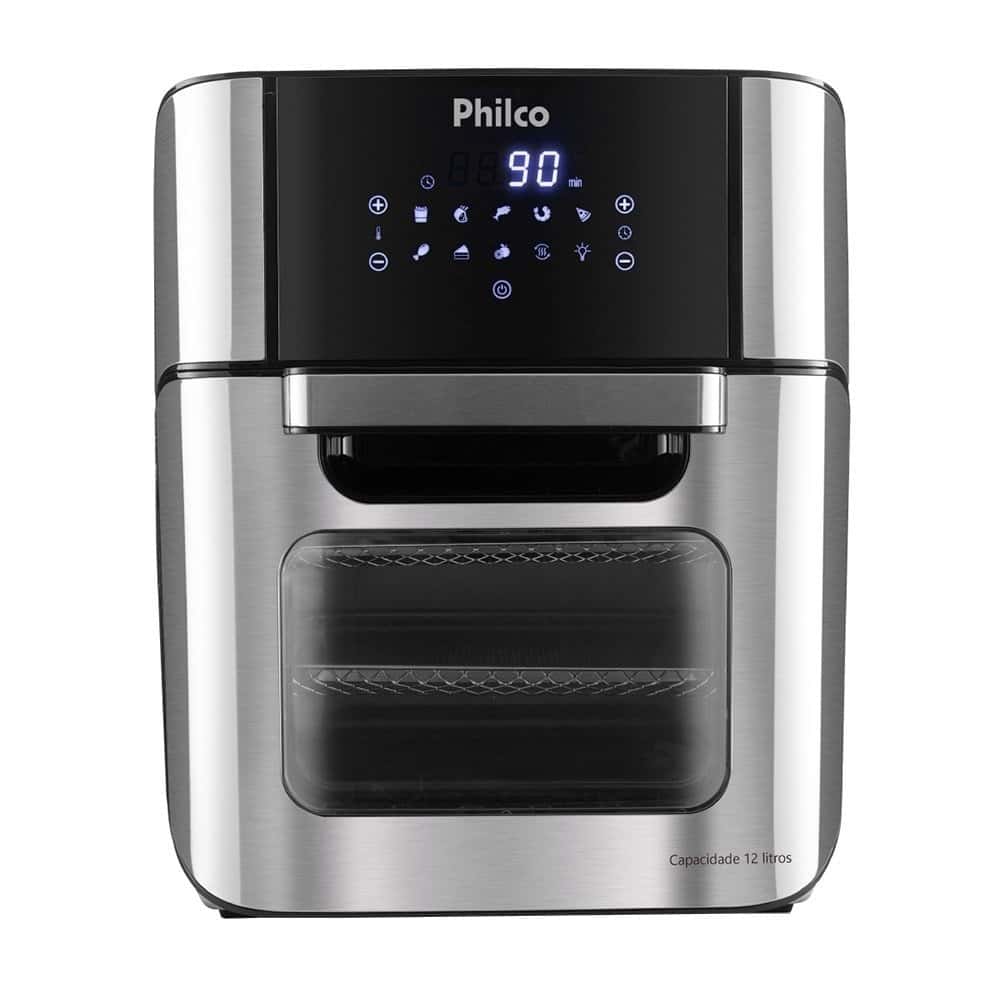 Fritadeira Air Fryer Philco Oven PFR2200P - 12 Litros, 2 em 1, 1800W, Preto, imagem 1 de 1