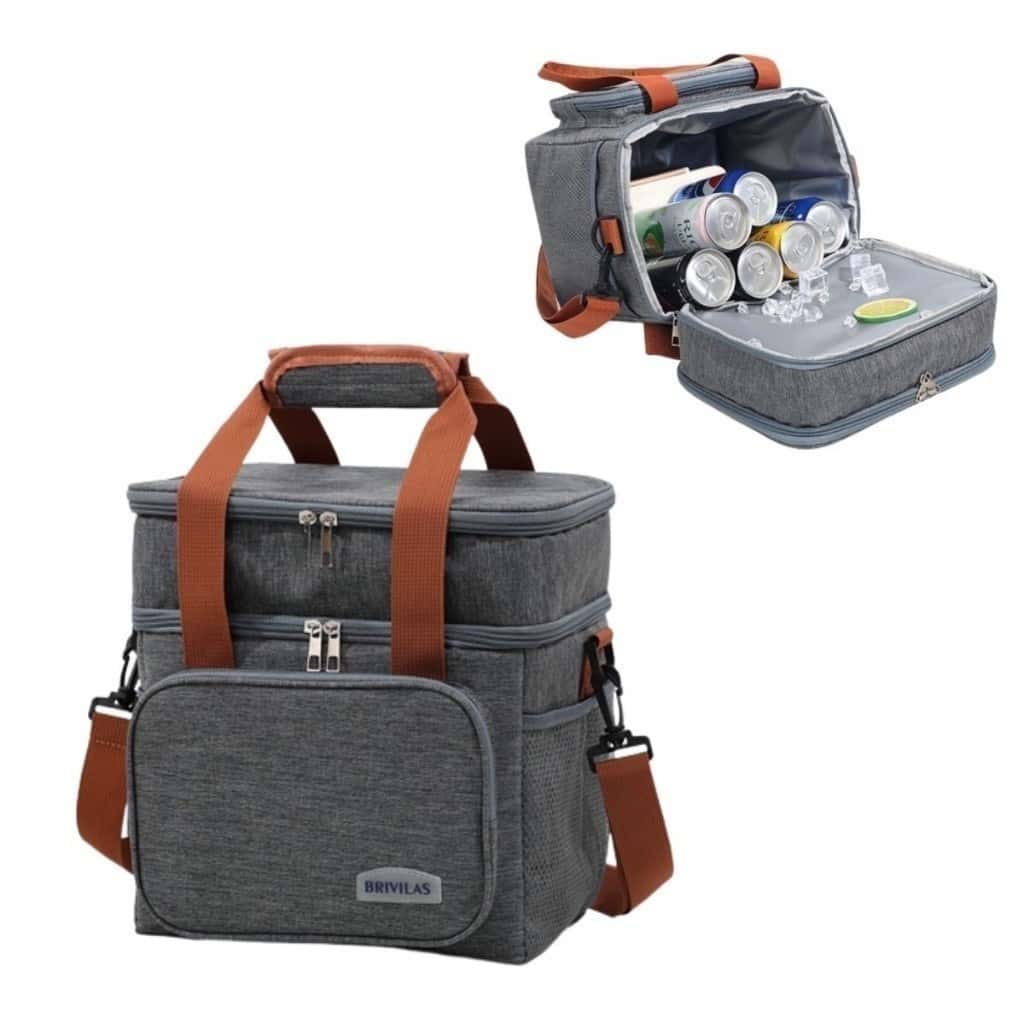 Bolsa Térmica De Duas Camadas De Grande Capacidade Adequada Para Piquenique, imagem 1 de 1