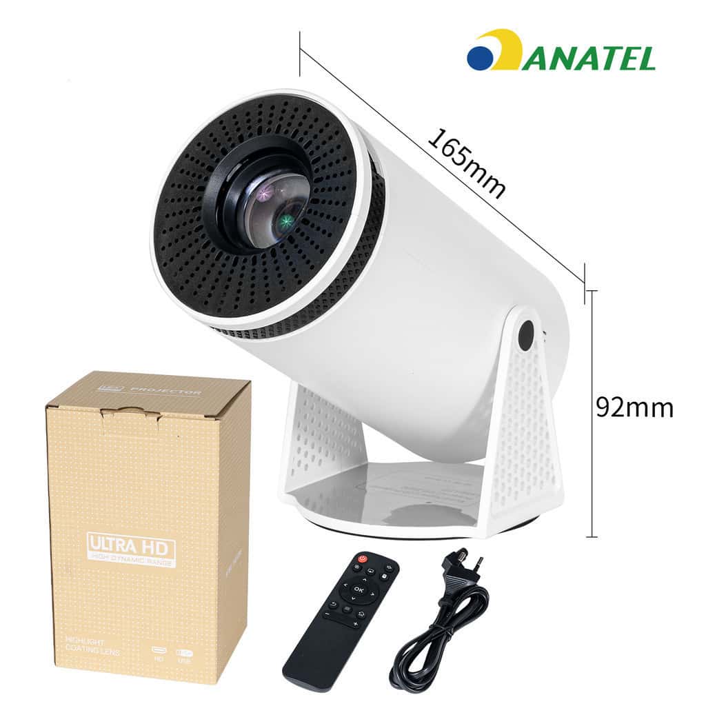 Projetor HY300 Magcubic 4K HD WiFi Bluetooth Até 150 Polegadas Bivolt Celular TV Box Xbox PS5 PC Cinema Portátil, imagem 1 de 1