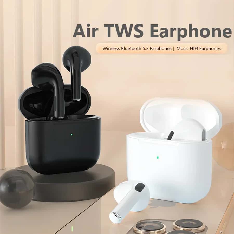 Fones de ouvido Bluetooth TWS Pro 4: sem fio, bateria de longa duração, leves, com estojo de carregamento; ideais para c, imagem 1 de 1
