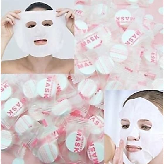 ANA1108 KIT 30/60/90/150unidades máscaras faciais comprimidas para tratamento de beleza conveniente