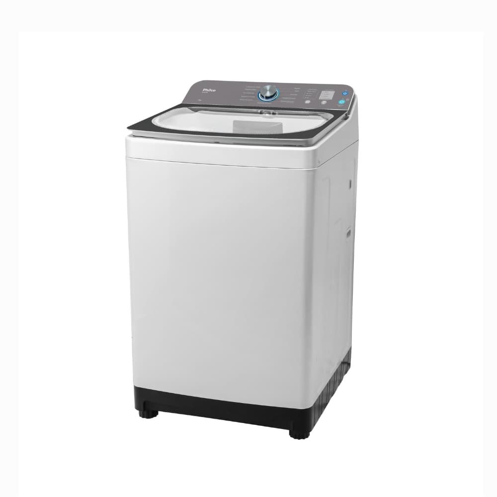 Máquina de Lavar Roupas Philco 14Kg, 12 Lavagens, Cesto Aço Inox, Pés Niveladores Ajustáveis PLR14A