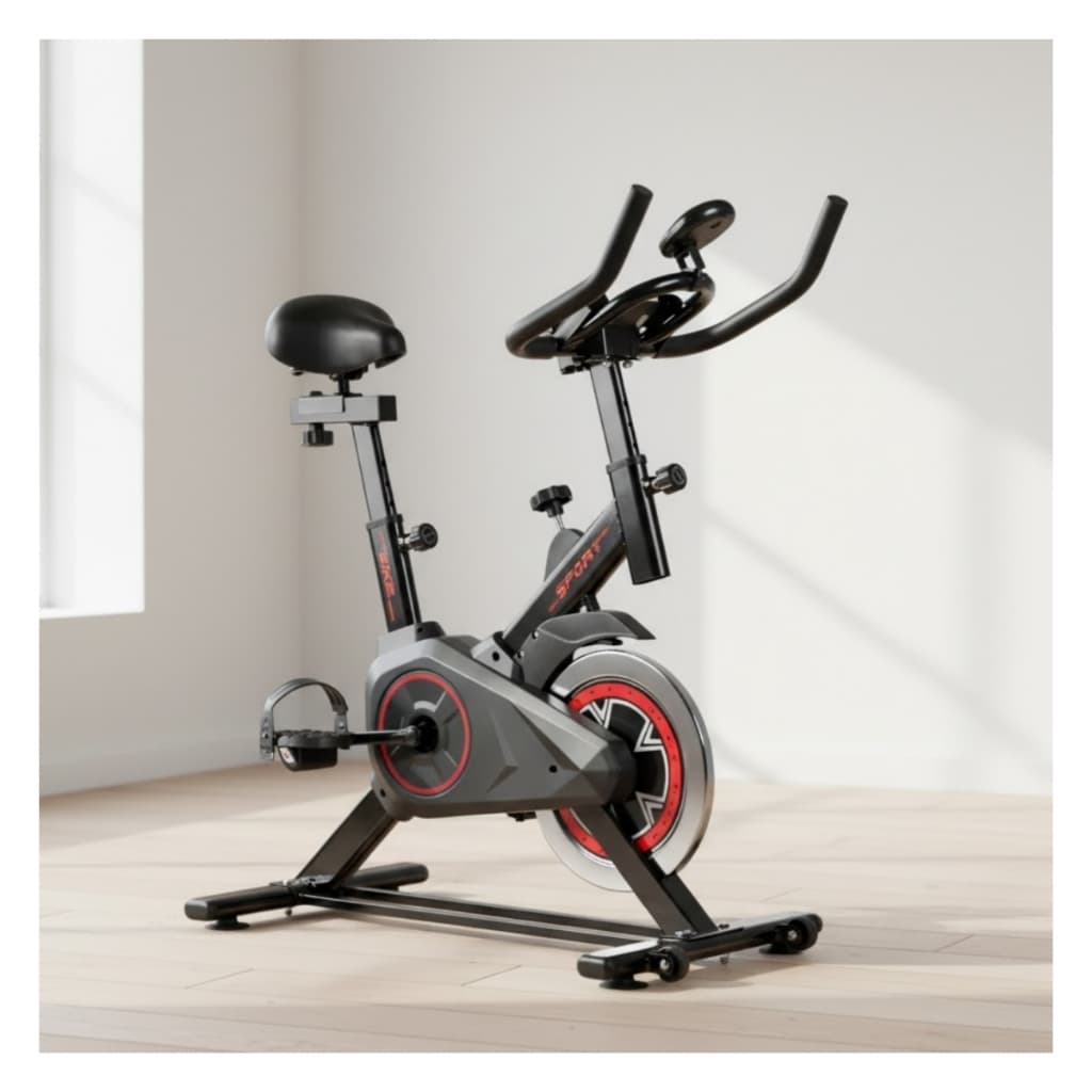 Bicicleta Ergométrica Spinning Semi Profissional Academia Bike Sport Fitness Preta