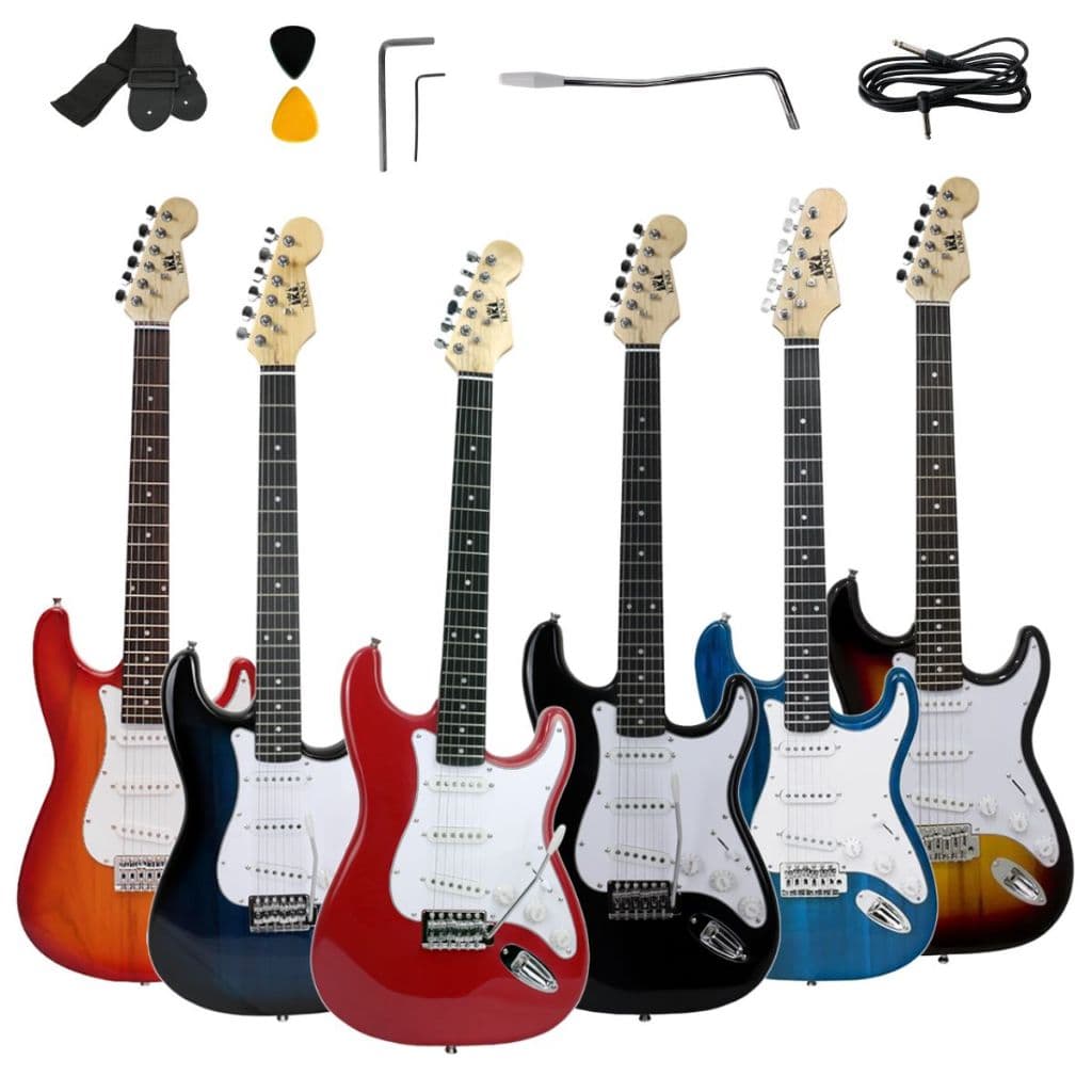 Guitarra Elétrica Stratocaster Konig 6 Cordas P10 para o amplificador