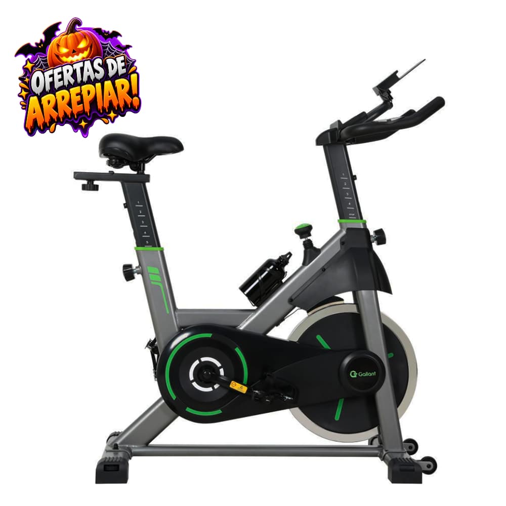 Bicicleta Ergométrica Spinning Gallant Power Pro Mecânica Roda De Inercia 20kg (GSB20HBTA-PT)