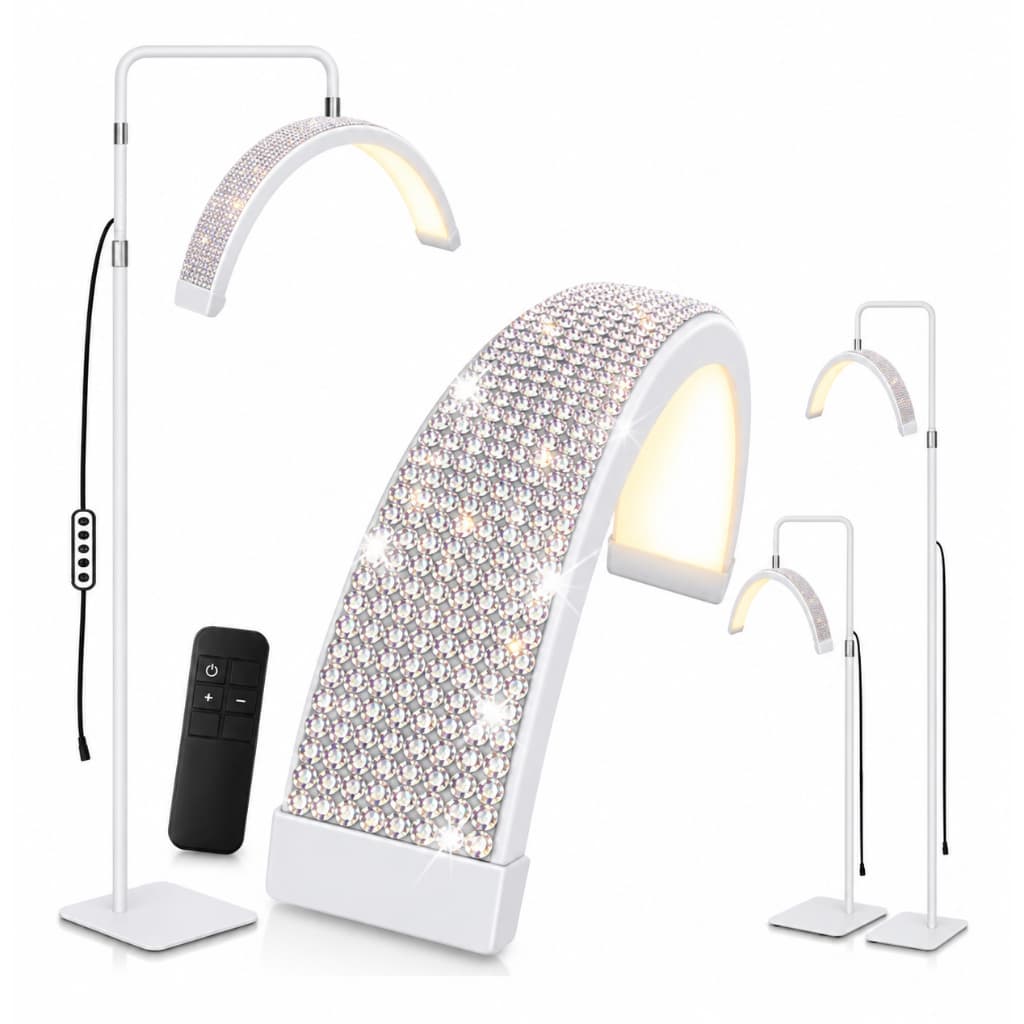 Led Ring Light Aesthetics 3 Tones Adjustable Half Moon Moon Lamp Skin Cleaning Salon
