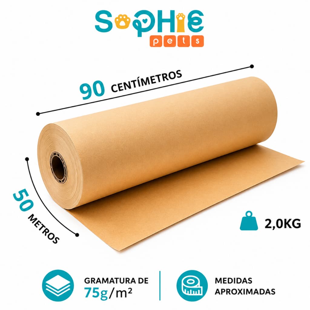 Papel Bobina Rolo Semi Kraft Pardo Embalagem 90cmx50m 60cmx50m 45cmx50m 30cmx50m 15cmx50m