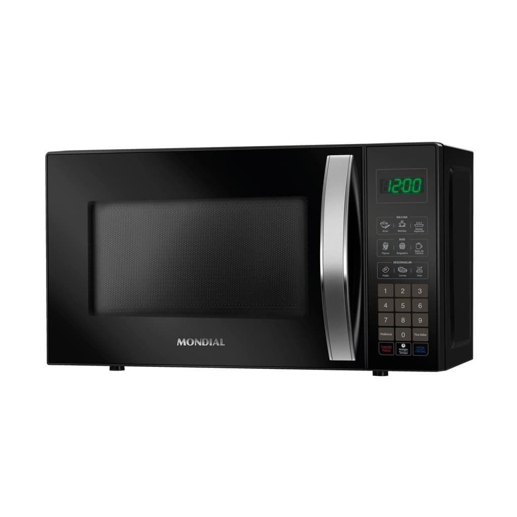 Micro-Ondas Mondial  21 Litros MO-01-21-B Preto 1200W Display Digital