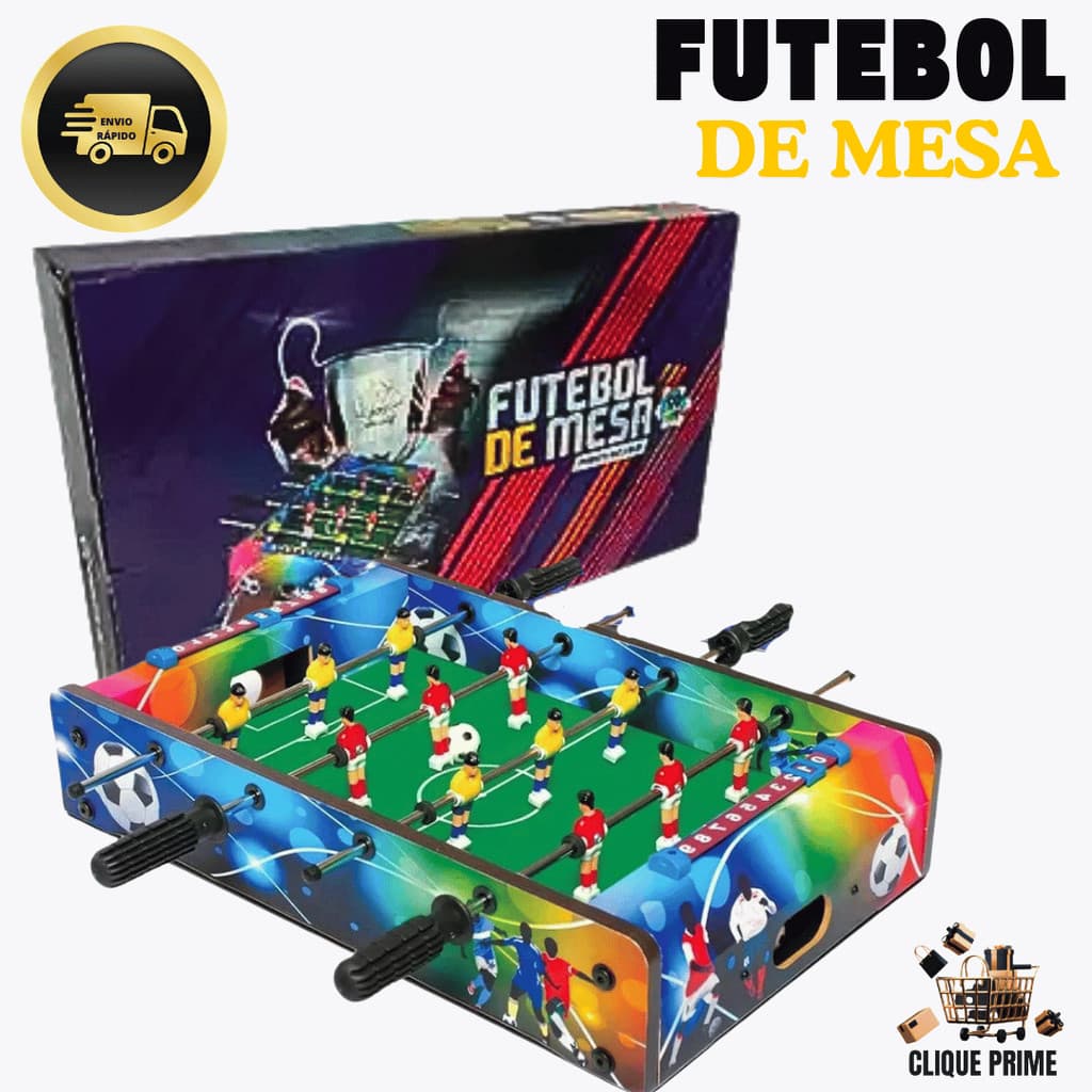 Futebol De Mesa - Pebolim - Reforçada Com Bolas E Placar Mesa De Pebolim