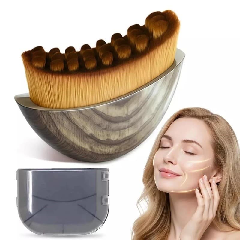Escova Massageadora Facial e Corporal Drenagem Linfática Anticelulite Relaxante