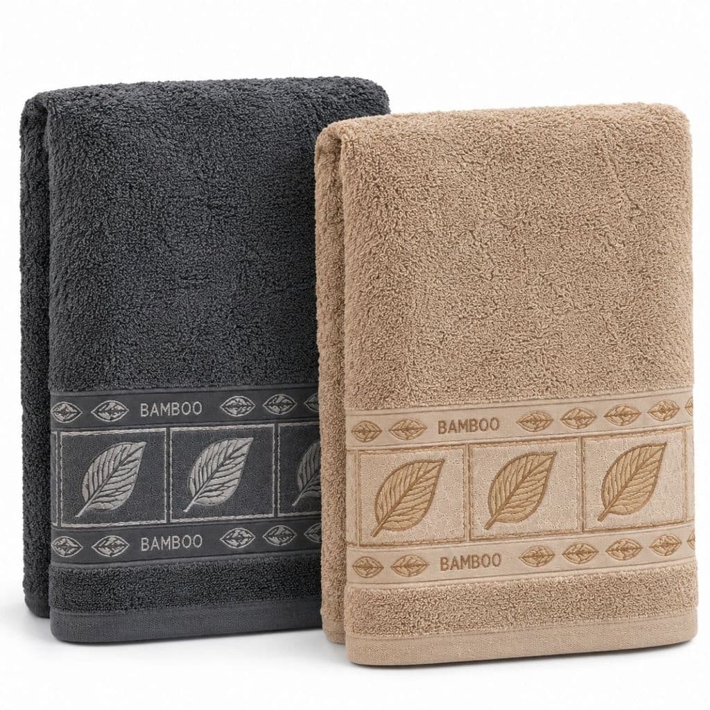 Kit Com 2 Toalhas de Banho Grandes 70x140cm. Toalhas Grandes e Macias, 2 Toalhas Com Alta Absorção.