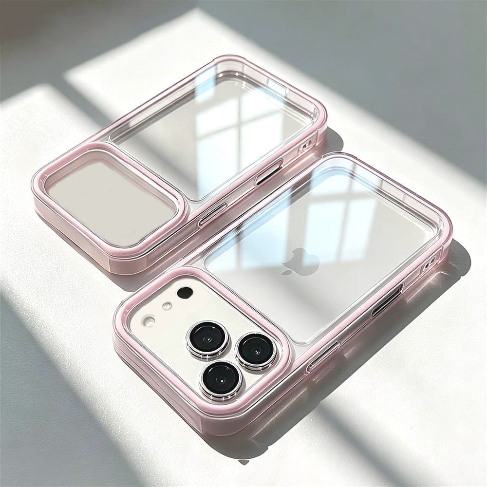 Nunca Amarelo ! Capa Transparente 2 Em 1 Anti-Impacto Capinha Para iPhone 18 15 14 Plus 17 Air 16 13 12 11 Pro Max Norma