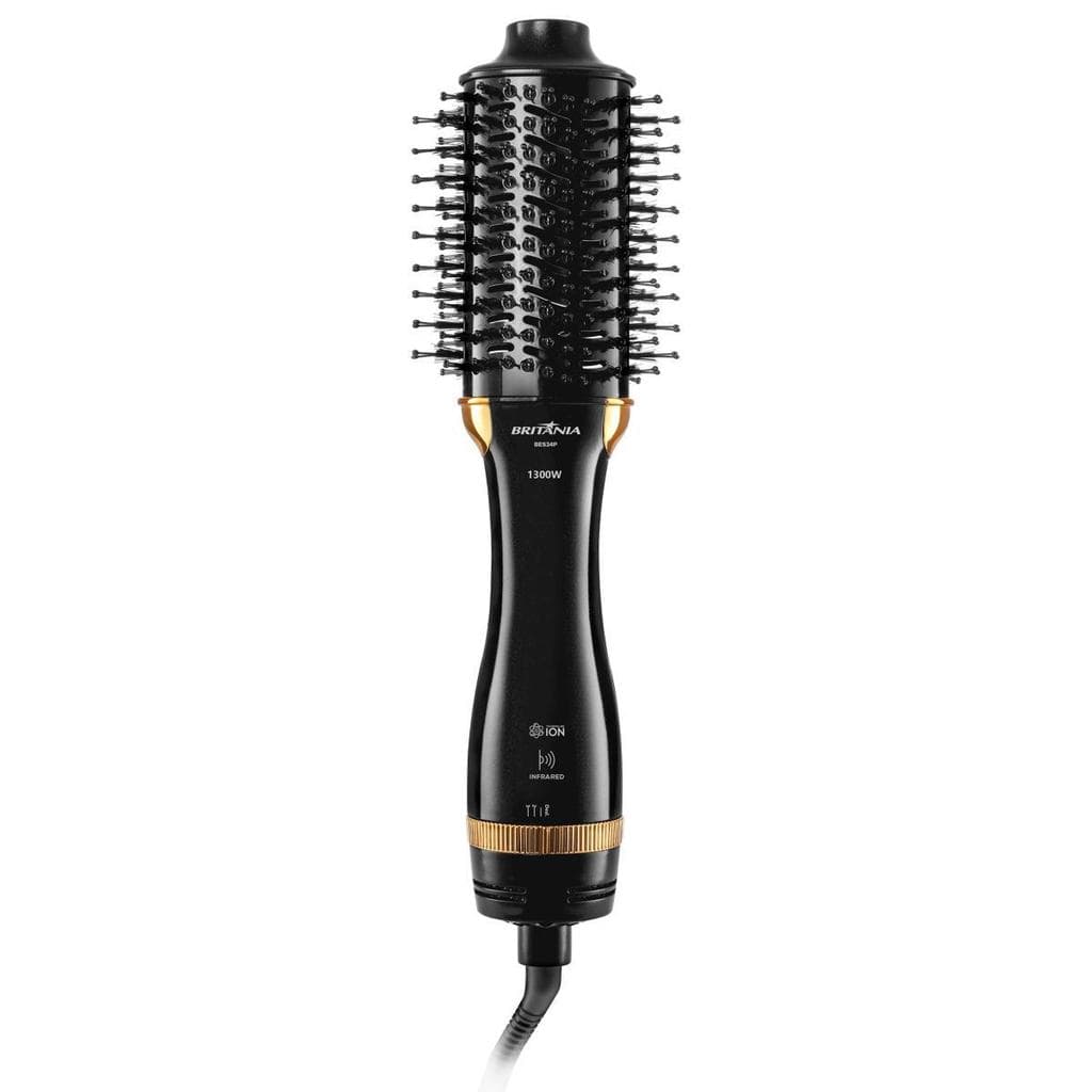 Escova Secadora Britânia Nanocerâmica 1300W Infrared BES24P