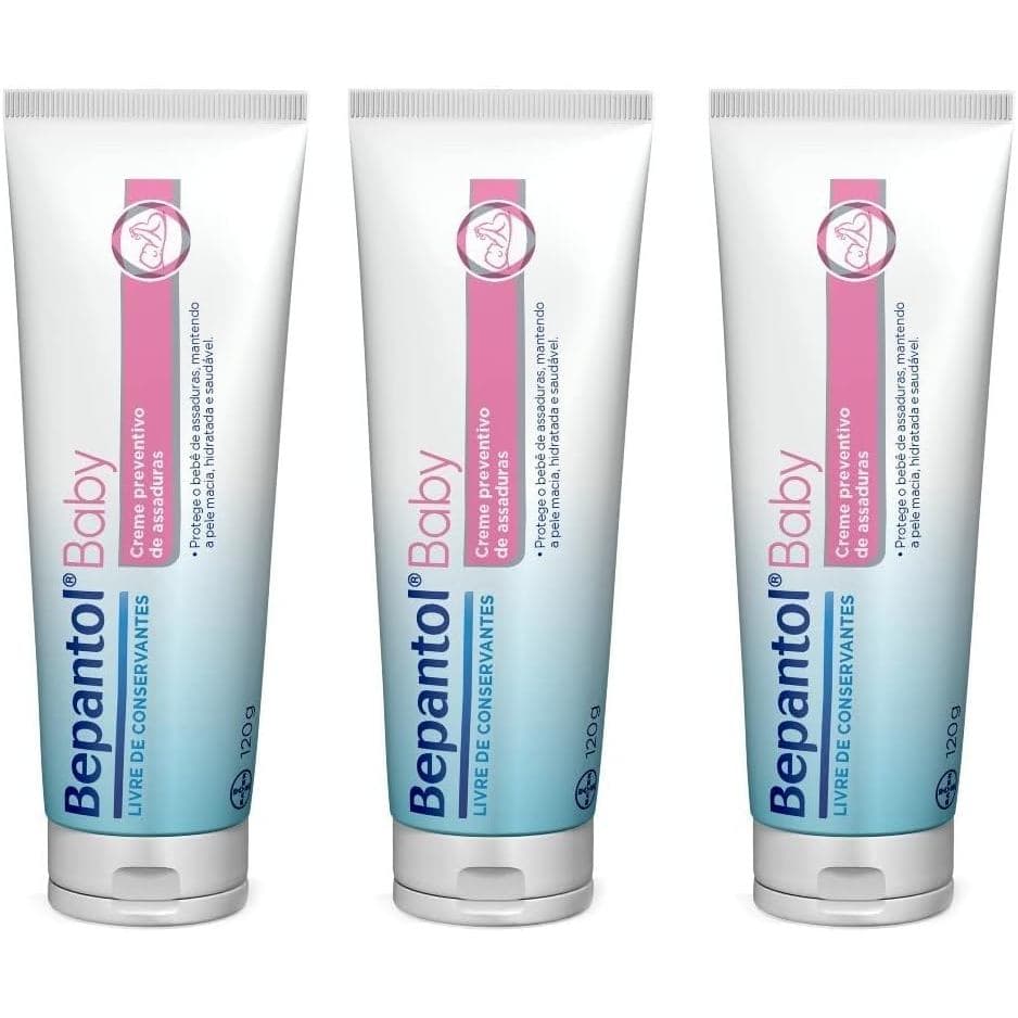 KIT C/ 3 BEPANTOL BABY 120G Pomada de Assadura